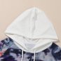 Multicolor Tie Dye Drawstring Kangaroo Pocket Hoodie