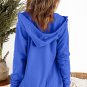 Blue Zip-up Hoodie Jacket