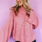 Pink Thunder Bolt Sequin Oversized Hoodie