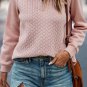 Pale Chestnut Textured Quarter Zip Raglan Sleeve Sweatshirt