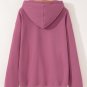 Valerian Fleece Lined Kangaroo Pocket Drawstring Chunky Hoodie