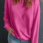 Bonbon Solid Classic Crewneck Pullover Sweatshirt