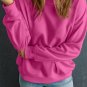 Bonbon Solid Classic Crewneck Pullover Sweatshirt