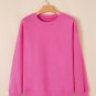 Bonbon Solid Classic Crewneck Pullover Sweatshirt