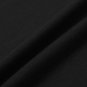Black Solid Slim-fit V Neck Tank Top
