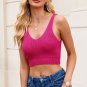 Rose Cropped Woolen Knit Vest