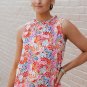 Multicolor Floral Print Relaxed Tank Top