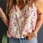 Multicolor Floral Print Spaghetti Straps Tank Top