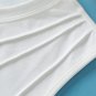 White Crew Neck Pleated Tank Top