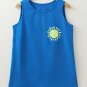 Blue Sun Graphic Casual Tank Top