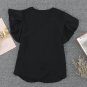 Black Forever Tonight Button Tie Top