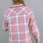 Pink Plaid Flap Pocket Flannel Shacket