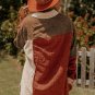 Cinnamon Colorblock Curved Hem Corduroy Shacket with Pocket