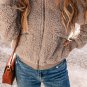 Light French Beige Zipper Pocketed Winter Fuzzy Jacket