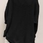 Black Solid Color Corduroy Buttoned Long Sleeve Shacket