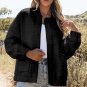 Black Floral Quilted Jacket