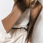 Chestnut Solid Faux Leather Zipper Slim Fit Bomber Jacket