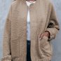 Light French Beige Floral Quilted Jacket