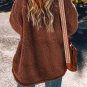 Red Clay Faux Shearling Teddy Bear Jacket