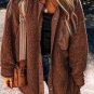 Red Clay Faux Shearling Teddy Bear Jacket