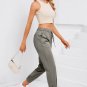Green Slim Fit Pocketed Twill Jogger Pants