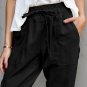 Black Causal Pockets Pants