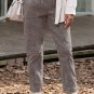 Gray Acid Wash Multi Pocket Drawstring Waist Pants