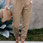 Khaki Pocketed Casual Joggers