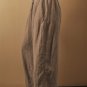 Desert Palm Cotton Linen Drawstring Waist Wide Leg Pants