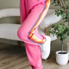 Pink Counting Rainbows High Waist Sweatpants