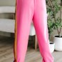 Pink Counting Rainbows High Waist Sweatpants