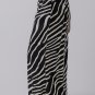 Black Zebra Striped Summer Wide Leg Pants