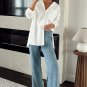 Myosotis Mineral Wash Drawstring Waist Loose Straight Denim Pants