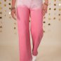 Pink Scattering Rhinestone Gradient Denim Pants
