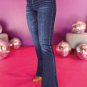 Wild Wind Medium Wash High Waist Split Flared Jeans