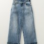 Myosotis High Rise Button Zip Fly Medium Wash Jeans