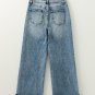 Myosotis High Rise Button Zip Fly Medium Wash Jeans