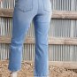 Beau Blue Mineral Wash Raw Hem High Waist Flared Jeans