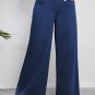 Sail Blue Medium Wash Straight Leg Loose Casual Jeans