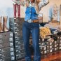 Sail Blue Center Seam Deep Wash Straight Jeans