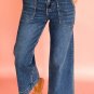 Ashleigh Blue Cropped High Rise Wide Leg Jeans