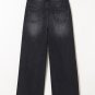 Black Wide Leg Pocketed High Waist Jeans