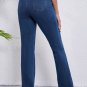 Ashleigh Blue Mid Waist Stretchy Knit Casual Bootcut Jeans