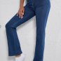 Ashleigh Blue Mid Waist Stretchy Knit Casual Bootcut Jeans