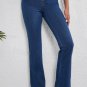 Ashleigh Blue Mid Waist Stretchy Knit Casual Bootcut Jeans