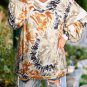 Multicolor Plus Size Tie Dye V Neck Sweatshirt