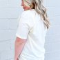 Sky Blue USA Graphic Crewneck Plus Size Patriotic Tee