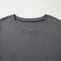 Dark Grey Double Ruffled Short Sleeve Plus Size Top
