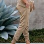 Khaki Pocketed Casual Joggers