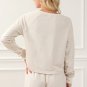 Apricot Letter Print Long Sleeve Top and Shorts Lounge Outfit